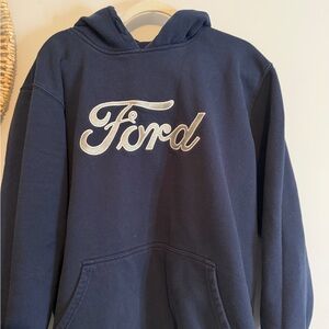 Ford Dark Blue Sweatshirt with Silver Logo